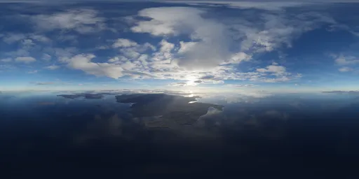 Aerial Coast Landscape Day