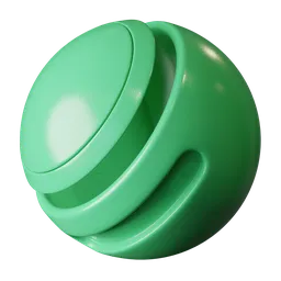 Emerald Lacquered Surface