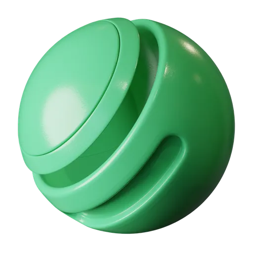 Emerald Lacquered Surface