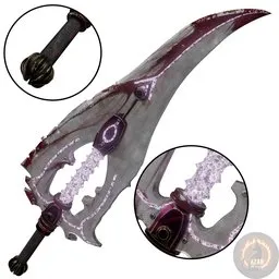 VOIDREAVER Sword – Steel (Bloody)