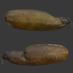 Dried vegetable scan