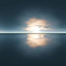 Serene Ocean Sky