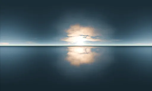 Serene Ocean Sky