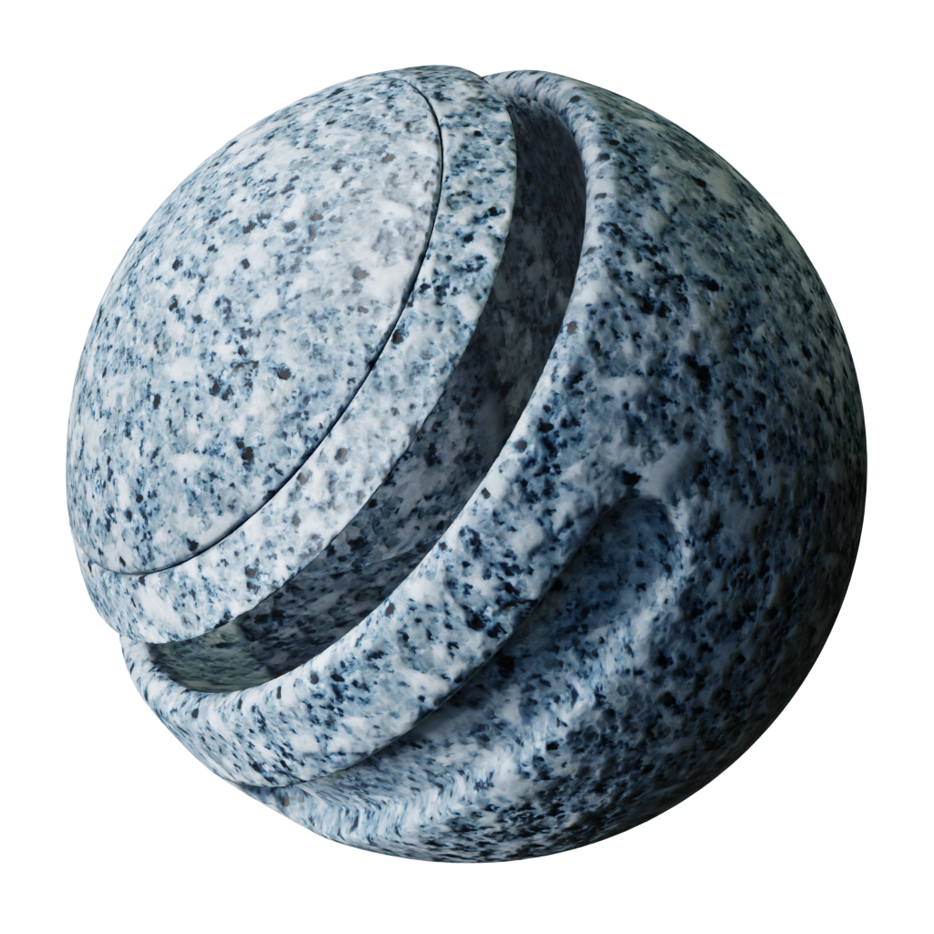 Oceanic Blue Granite | FREE rock materials | BlenderKit