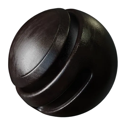 Glossy Dark Plastic