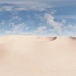 Desert HDRI Sand Dunes Sky
