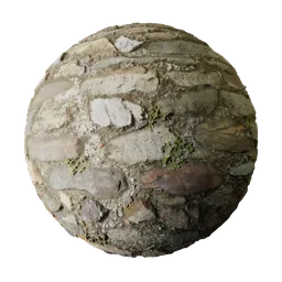 Mossy Cobblestone Pavement