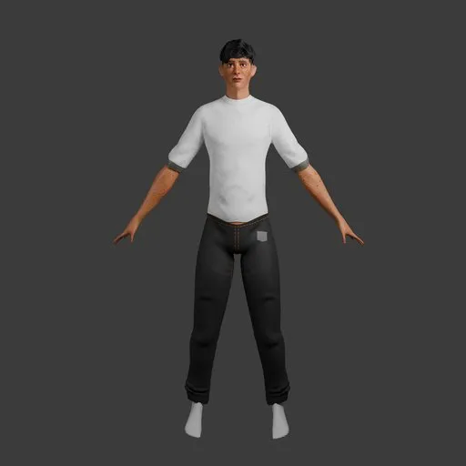 Stylized Male Fullbody Rigged