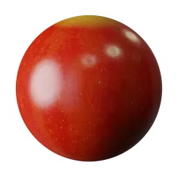 Procedural Red Apple