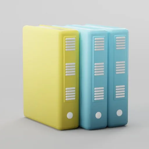 3D Stylized Pastel Book Icon