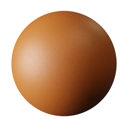 Orange leather