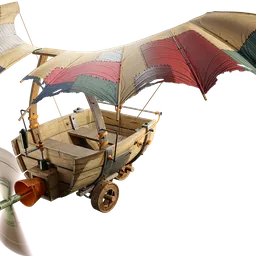"Explore the skies with the Little Flying Boat, a medieval fantasy game asset perfect for game developers and designers. This meticulously crafted Blender 3D model features intricate details and textures to add an element of whimsy and adventure to any project. Unlock endless possibilities for your game development endeavors with this captivating flying vessel."