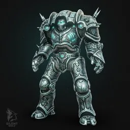 Horsepower Knight Rigged Animated