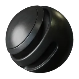 Black Scratched Plastic