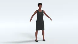 Imani Character Rigged