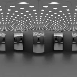 Mirrors Studio Lighting HDR