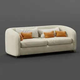 Modern Curved Sofa