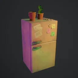 Stylized Refrigerator