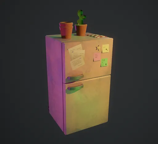 Stylized Refrigerator