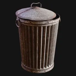 1920s Cone-Lid Garbage Can