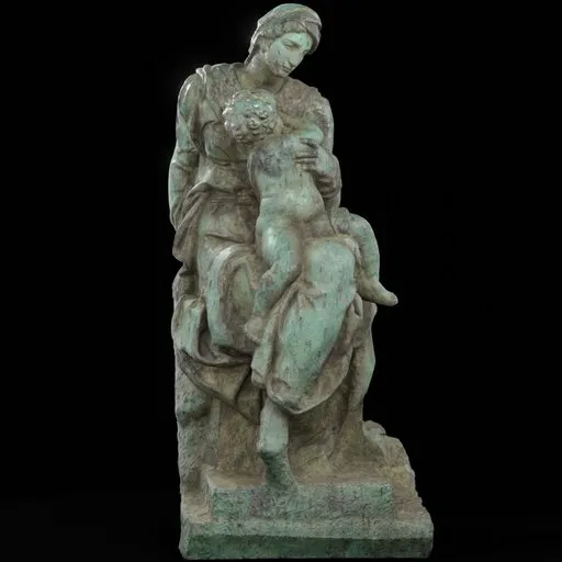 statue of Vs Medici madonna