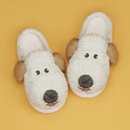 Fluffy Dog Slippers