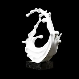 Nenbolec The abstract sea wave decor.