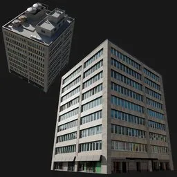 Modern Midrise Office Building