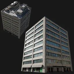 Modern Midrise Office Building