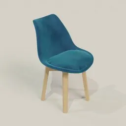 Scandinavian Velvet Chair
