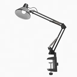 Adjustable Clamp Desk Lamp - Black