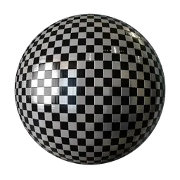 Checkerboard Glossy Tiles