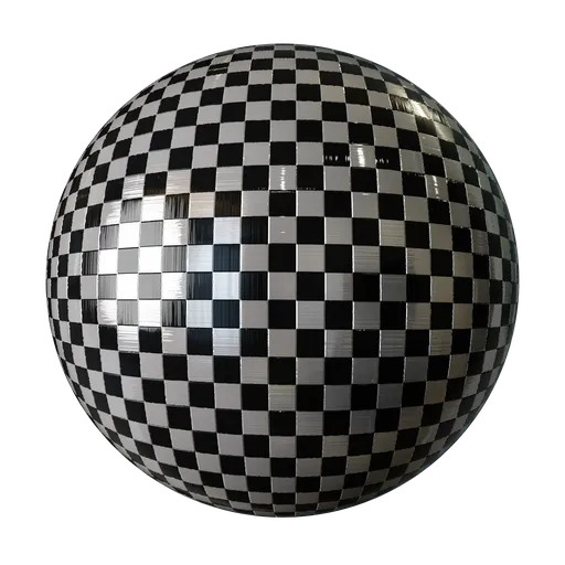 Checkerboard Glossy Tiles