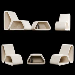 MESSÀPO CHAIR SET By PIMAR