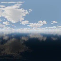 Blue Cloudy Sky HDRi