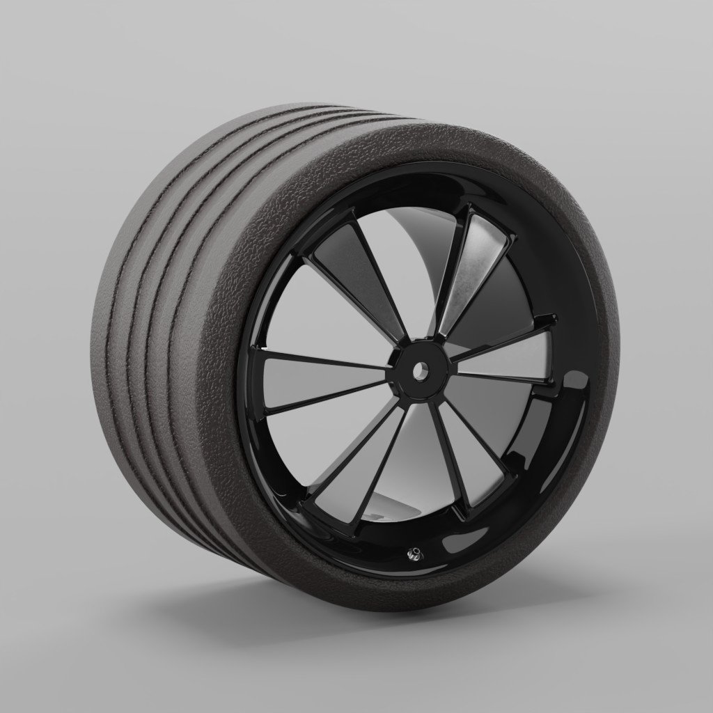 Chrome Car Wheels | FREE Vehicle Parts models | BlenderKit