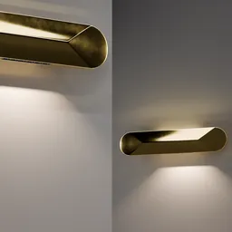 Gold Accent Wall Lamp