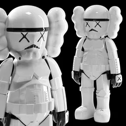 KAWS Storm Trooper Sculpture