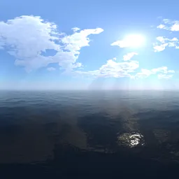 Clouds bluesky morning sunshine