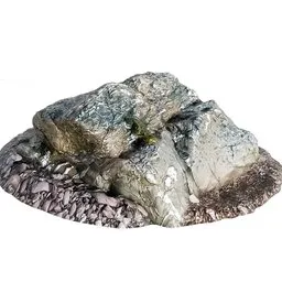 "Explore the beauty of this Beach Rock Photo-Scan 3D model from BlenderKit. This landscape category model depicts a quartz filamented rock/stone, perfect for your Blender 3D projects. Bring the mountainside purity into your designs with this conceptual mystery Pokemon-inspired piece."