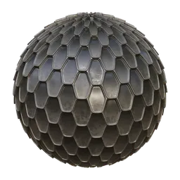 Elongated Hexagonal Metal - 01
