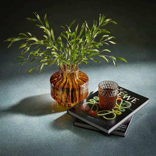Turtle Glass Vase With Book Decor