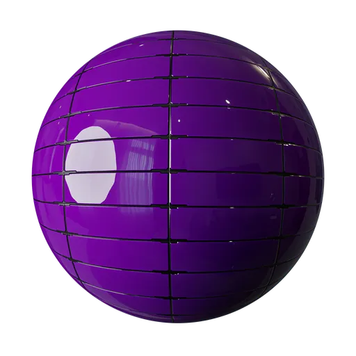 Purple metal panel