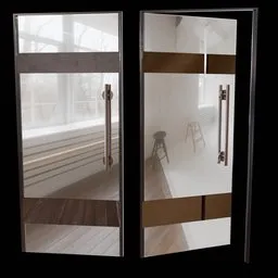 Glass door