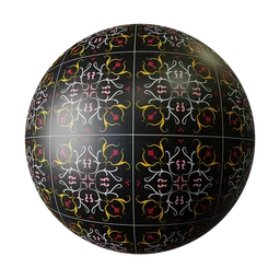 decorative brown tiling