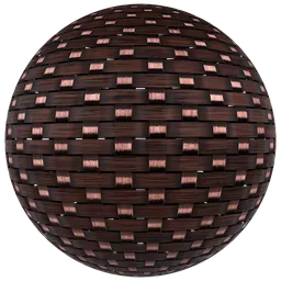 Stylized Rattan Material