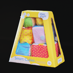 "Get your hands on the charming Children's educational toy "soft cubes" 3D model for Blender 3D. Featuring high-quality 2k textures and photoscan technology, this model is perfect for close-up shots. Bring your scenes to life with this vibrant and versatile toy set."