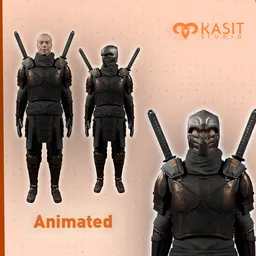 Orange Ninja animated