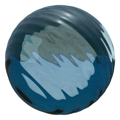 High-quality PBR liquid texture featuring dynamic rippling fluid effect for realistic water surfaces in Blender 3D.