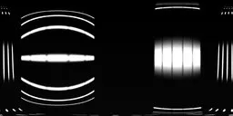 Dynamic lighting in monochrome HDR with bright highlights and stripes for 3D scene illumination.